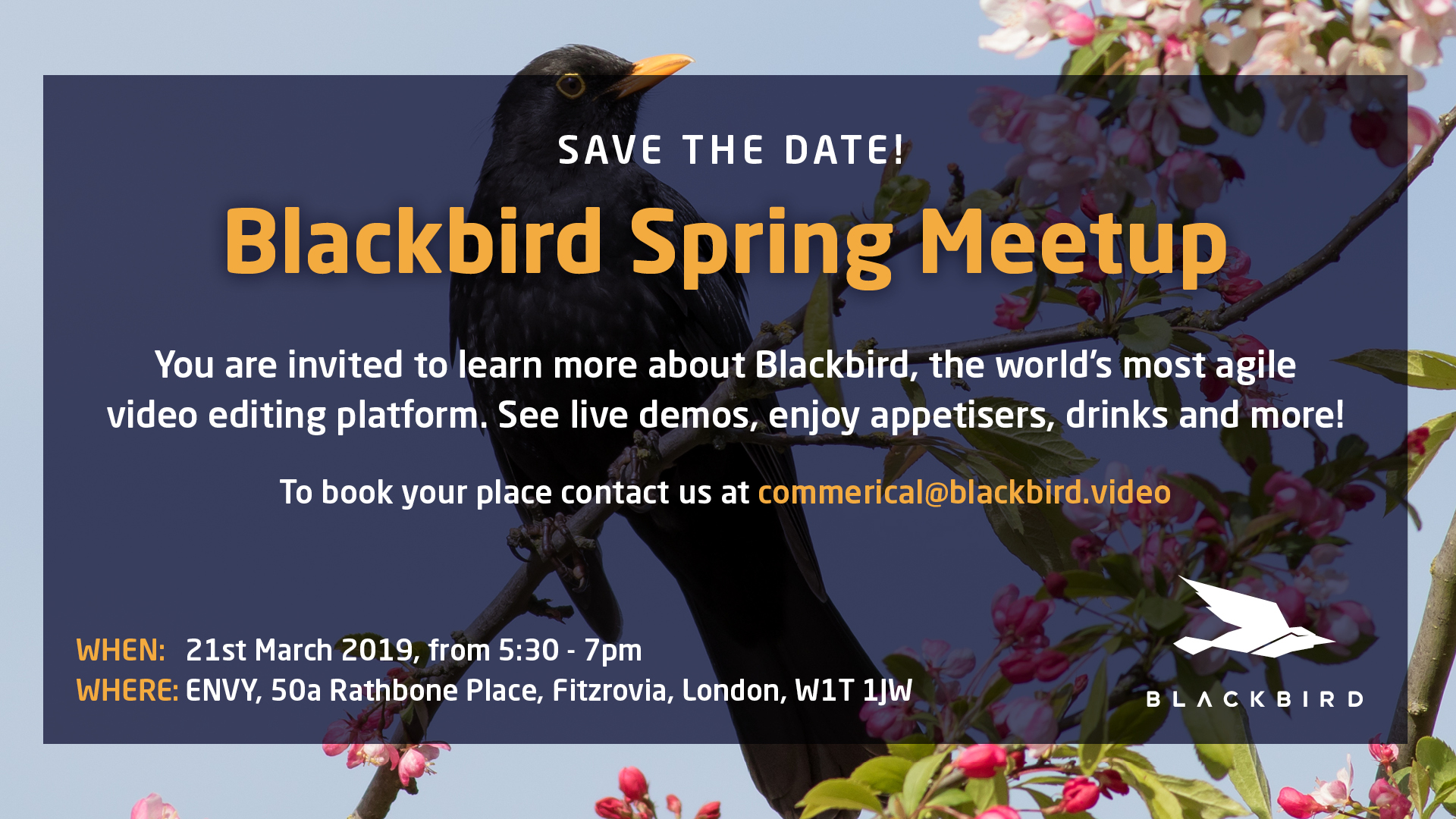 Blackbird Spring Meetup 2019